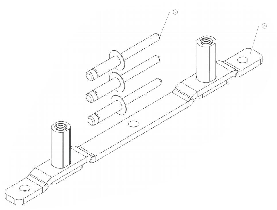 <p><span>Replacement mounting bracket and rivets for Landing Pad 21.&nbsp; Includes one bracket and three rivets.</span></p>