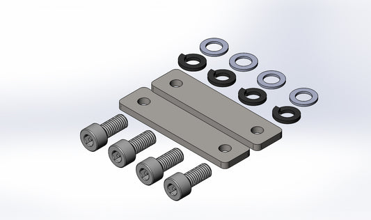 <p><span>Replacement crossbar hardware for OverHaul HD and OutPost HD. Includes enough for a single crossbar - two nut plates, four M8x18 security screws, four M8 lock washers, and four M8 flat washers.</span></p>