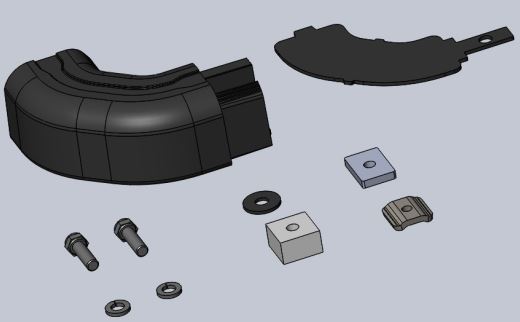 <p>Replacement RIGHT foot assembly for Perimeter Rail Kits. Fits all lengths of Perimeter Rail. Includes one RIGHT foot, one back cover, two M6 hex screws, two lock washers, one flat washer, one channel nut, one slot nut, and one t-nut.</p>