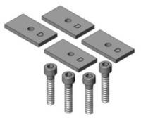 <p>Replacement "D" Plates for various Yakima Landing Pads</p> <ul> <li>Includes four (4) "D" plates and four (4) bolts</li> <li>Plate dimensions: 1.5" x 13/16"</li> </ul>